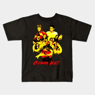 retro cobra kai Kids T-Shirt